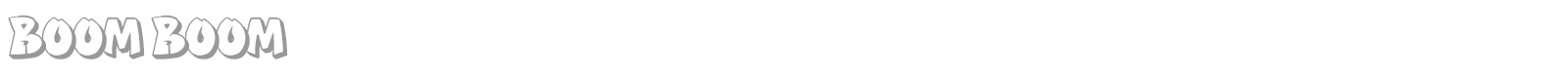 Boom Boom font preview